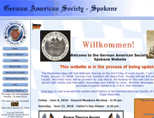 Tablet Screenshot of germanamericansociety-spokane.org